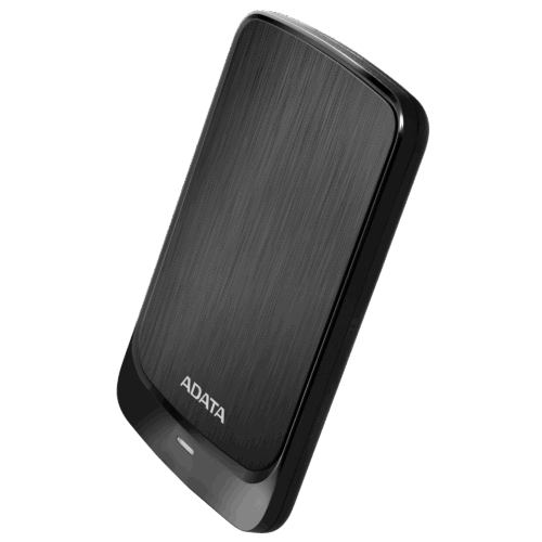 כונן קשיח חיצוני נייד ADATA HV320 1TB שחור - מבט מזווית
