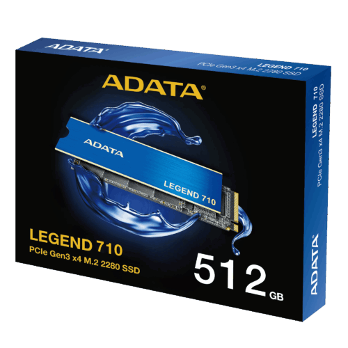 כונן SSD פנימי ADATA LEGEND 710 512GB אריזה