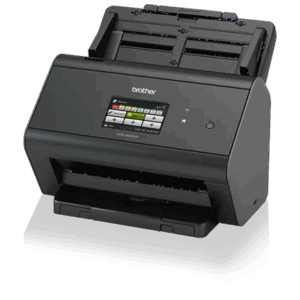 Brother ADS-2800W - מבט זווית שמאלית (מקור: Brother רשמי)