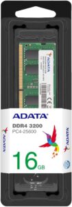 אריזת זיכרון ADATA DDR4 SO-DIMM 16GB 3200MHz