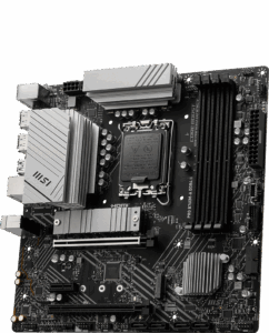 לוח אם MSI PRO B760M-A DDR4 II - מבט זווית נוסף