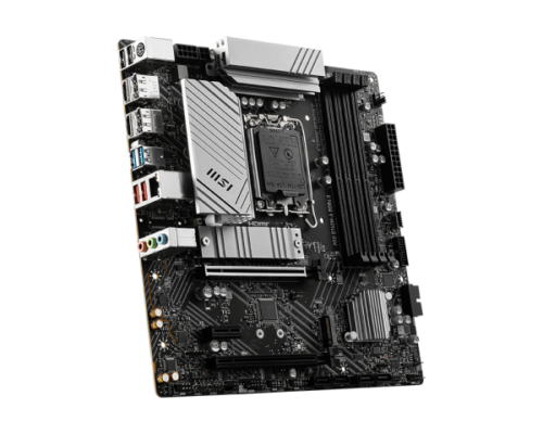 לוח אם MSI PRO B760M-A DDR4 II - מבט זווית