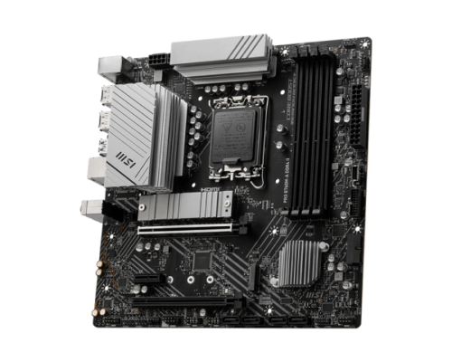 לוח אם MSI PRO B760M-A DDR4 II - זווית צד