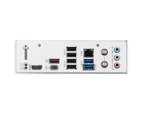MSI B840 GAMING PLUS WIFI - פאנל חיבורים אחורי
