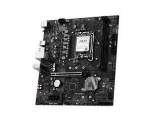 לוח אם MSI PRO B860M-E תצוגה מזווית
