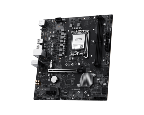 לוח אם MSI PRO B860M-E תצוגה מזווית