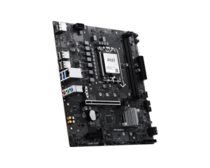 לוח אם MSI PRO B860M-E תצוגה מזווית נוספת