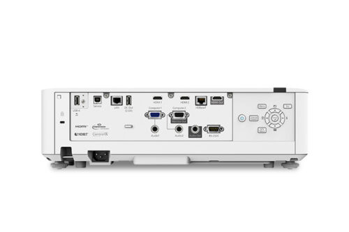 מקרן Epson EB-L730U פאנל חיבורים אחורי