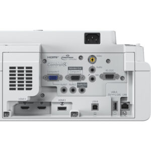 מקרן Epson EB-760W פאנל חיבורים אחורי