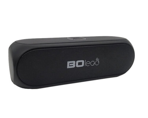 רמקול בלוטות מפואר BOLEAD S7 - מבט זווית, גוף שחור אליפטי