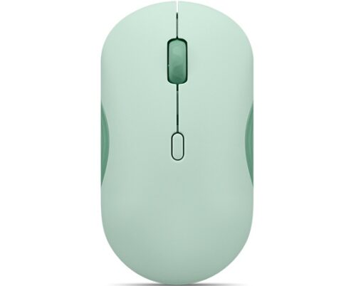 Lenovo 350 Bluetooth Silent Mouse Breeze Moss - מבט מלמעלה, עכבר אלחוטי בגוון ירוק