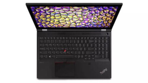 Lenovo ThinkPad P15 - מבט מלמעלה על המקלדת