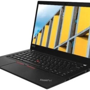 Lenovo ThinkPad T14 Gen 2 - מבט קדמי בזווית עם מסך פתוח
