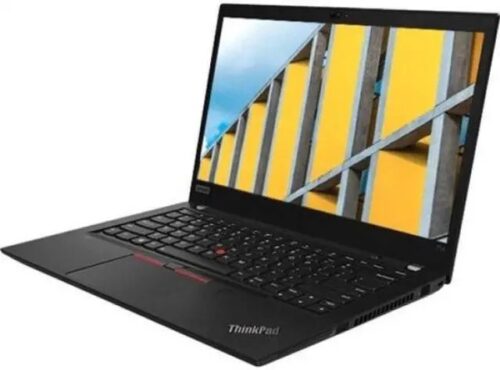 Lenovo ThinkPad T14 Gen 2 - מבט קדמי בזווית עם מסך פתוח