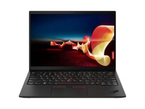 Lenovo ThinkPad X1 Carbon Gen 9 - מבט קדמי עם מסך פתוח
