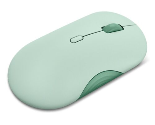 Lenovo 350 Bluetooth Silent Mouse Breeze Moss - תקריב על גלגלת הגלילה וכפתור ה-DPI