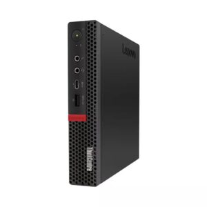 Lenovo ThinkCentre M720Q Tiny - מבט מלפנים בזווית