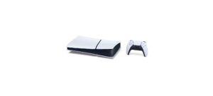 Sony PlayStation 5 Slim Digital Edition - קונסולה במצב אופקי עם בקר DualSense