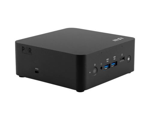 MSI Cubi NUC AI+ 2MG-051XIL - מבט זווית עם נעילת קנזינגטון