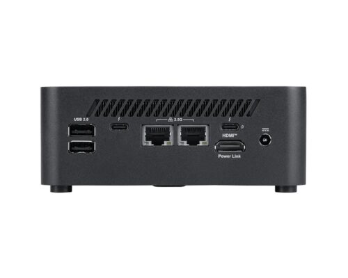 MSI Cubi NUC AI+ 2MG-051XIL - יציאות Thunderbolt 4, HDMI ורשת בגב