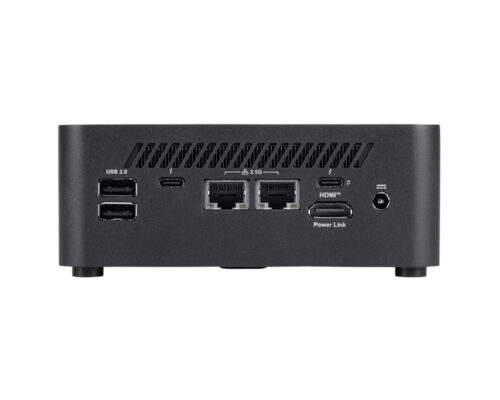 MSI Cubi NUC AI+ 2MG-052XIL - יציאות אחוריות Thunderbolt 4, HDMI ורשת כפולה