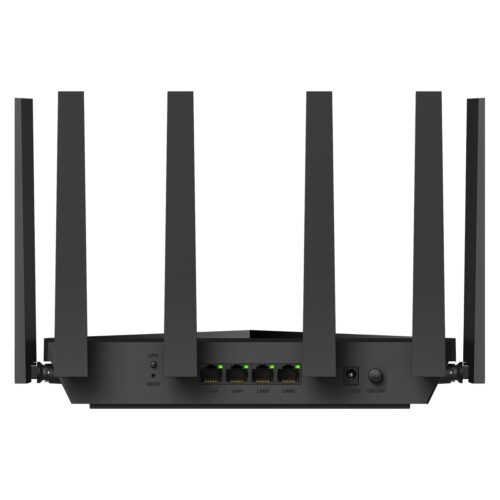 CUDY WR11000 - מבט אחורי עם פורטי WAN/LAN וכפתורים