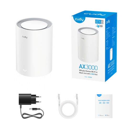 נתב Mesh CUDY M3000 1-Pack - תכולת אריזה
