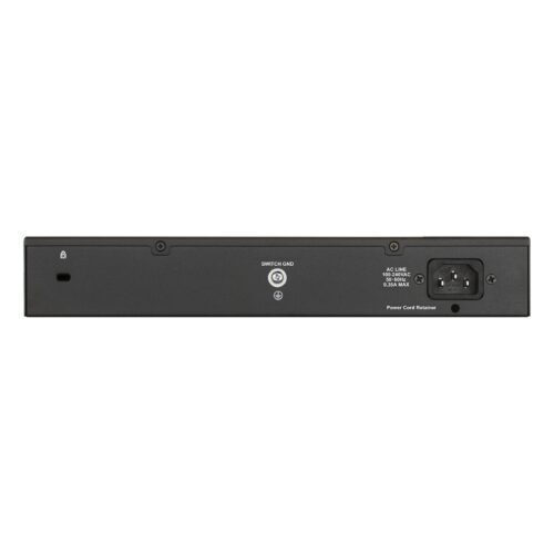 D-Link DGS-1016D/J1A - מבט אחורי עם חיבור החשמל