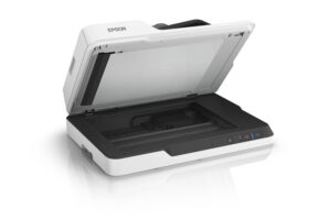 Epson WorkForce DS-1630 - מכסה פתוח (מקור: Epson רשמי)