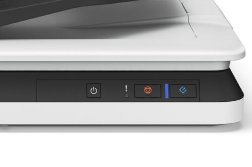 Epson WorkForce DS-1630 - תקריב לוח בקרה (מקור: Epson רשמי)