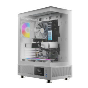 GAMDIAS ATLAS E1 WHITE מבנה פנימי עם רכיבים