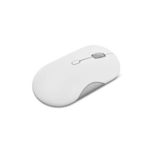Lenovo 350 Bluetooth Silent Mouse Cloud Grey - מבט בזווית מלמעלה