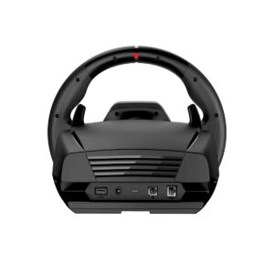 הגה מרוצים Genius SpeedMaster X5 FF - מבט אחורי עם יציאות חיבור USB-C