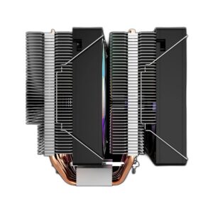 GAMDIAS BOREAS M1-620 - קירור אוויר Dual Tower, מבט מהצד