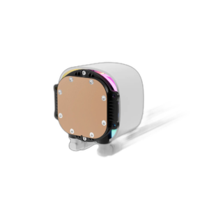 GAMDIAS AURA GL360 V2 WH - תקריב על בסיס המגע מנחושת