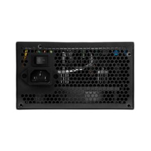 ספק כוח GAMDIAS HELIOS E1-500 Pro - פאנל אחורי, שקע חשמל ומתג