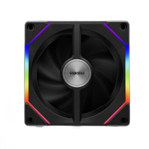 מאוורר מארז GAMDIAS AEOLUS P2-1201 שחור - חזית