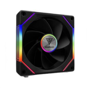 מאוורר מארז GAMDIAS AEOLUS P2-1201 שחור - זווית נוספת