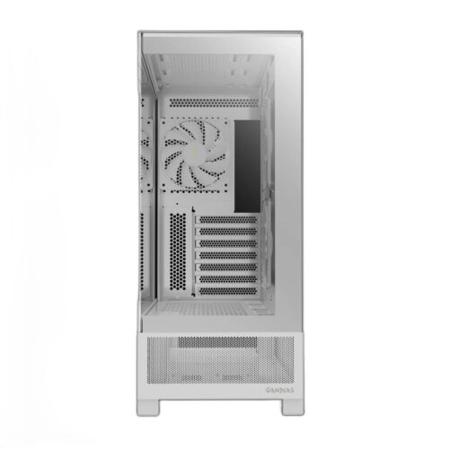 GAMDIAS ATLAS M1 WHITE - תקריב פנים