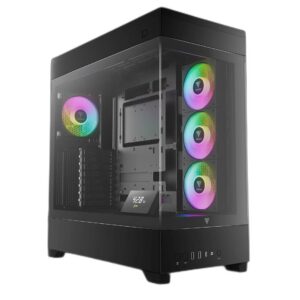 מארז מחשב GAMDIAS ATLAS P1 - זווית פתוחה עם תאורת ARGB