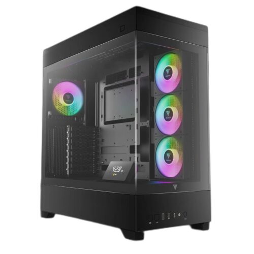 מארז מחשב GAMDIAS ATLAS P1 - זווית פתוחה עם תאורת ARGB