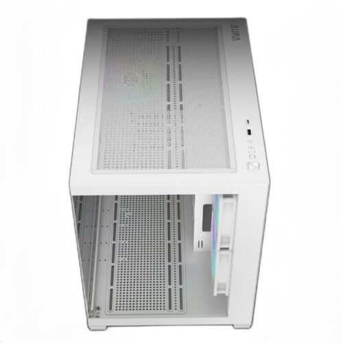 מארז מחשב GAMDIAS AURA GC10M V2 ARGB לבן