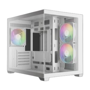 מארז מחשב GAMDIAS AURA GC10M V2 ARGB לבן