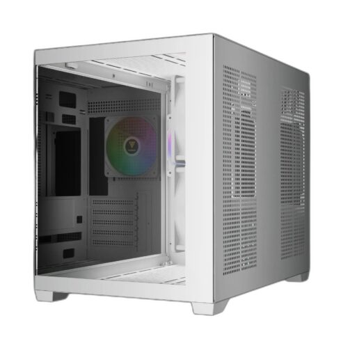 מארז מחשב GAMDIAS AURA GC10M V2 ARGB לבן
