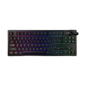 GAMDIAS Hermes M7 Hybrid - מבט מלמעלה על פריסת TKL מלאה