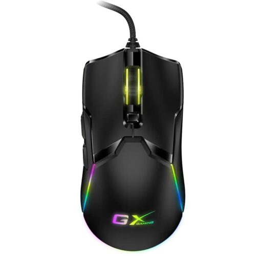 Genius Scorpion M700 שחור - מבט מלמעלה, תקריב כפתורים