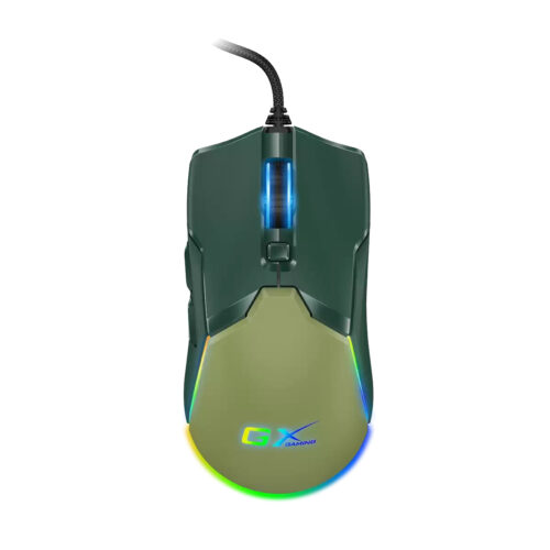 עכבר גיימינג Genius Scorpion M700 ארמי גרין - מבט מלמעלה מלפנים