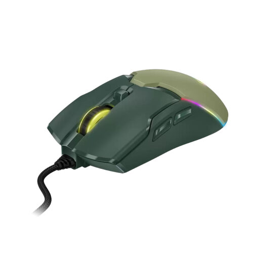 עכבר גיימינג Genius Scorpion M700 ארמי גרין - מבט אלכסוני מלמעלה