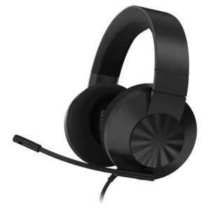 אוזניות גיימינג Lenovo Legion H210 - מבט בזווית עם מיקרופון גמיש