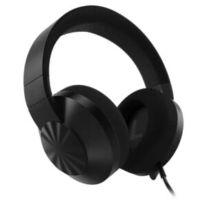 אוזניות גיימינג Lenovo Legion H210 - מבט בזווית, מיקרופון מקופל